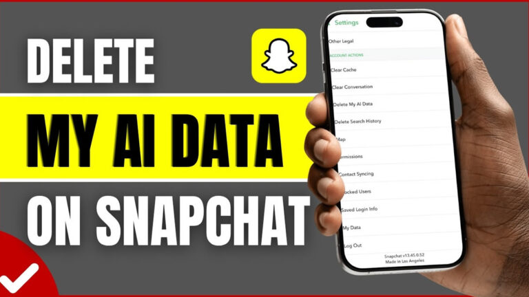 How to reset Snapchat My AI data